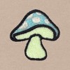 Dalix Mushroom Glow in the Dark Embroidered Zip Hoodie Fleece Fungi Long Sleeve Pocket Warm Soft Mens - 2 of 4