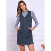 Jess by Meiko Women's Sleeveless Faux Suede Mini Dress - 3 of 4