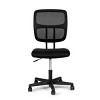 Office Chair Adjustable Height Mesh Armless Wheels for Home or Study Desk -3irtyhousy - 2 of 4