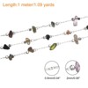 Unique Bargains Brass Smooth Decoration Irregular Gemstone Chains for Jewelry Making Craft - 3 of 4