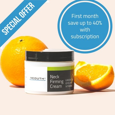 YEOUTH Neck Firming Cream with Vitamin C for Chin, Chest, and Décolletage