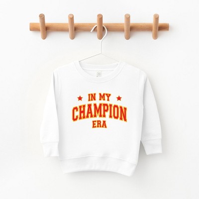 The Juniper Shop Red In My Champion Era Toddler Graphic Sweatshirt