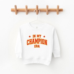 The Juniper Shop Red In My Champion Era Toddler Graphic Sweatshirt - 1 of 2