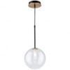Artcraft Lighting Aurelia 1 - Light Pendant in  Matte Black/Brass - 2 of 4