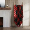 FIONECA Trailhead Plaid Red Ultra Soft Plush Throw Blanket - 2 of 4