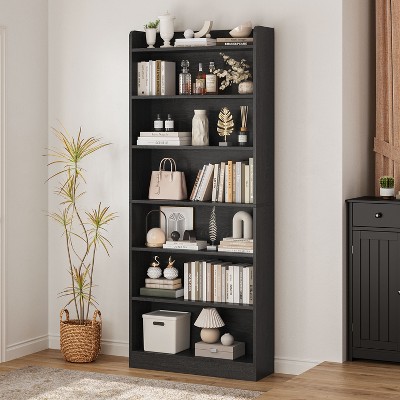 Yaheetech Modern 7-layer Wooden Open Shelf Bookshelf for Office, Living Room