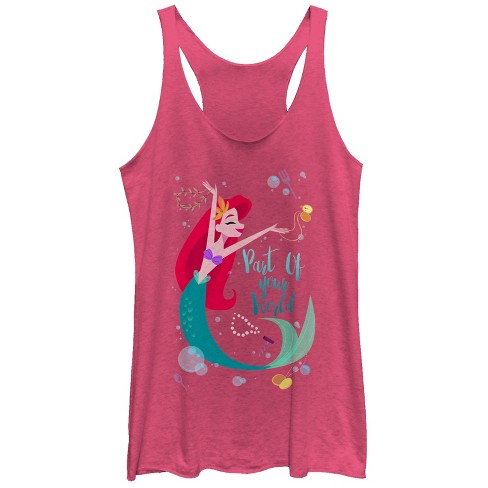 Hot Topic Disney The Little Mermaid Pocket Moon Girls Tank