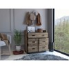 CAVINAS Modern Dresser with 6 Drawers, Wooden Chest of Drawers for Bedroom, Hallway, or Entryway, Stylish Storage Furniture with Black Handles - 2 of 4