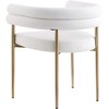 Meridian Furniture,Brielle Boucle Fabric Dining Chair, Set of 2 - 2 of 4