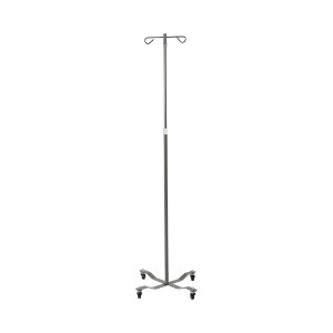 McKesson Stainless Steel IV Stand Floor Stand - 1 of 2