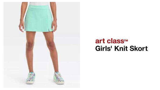 Girls' Knit Skort - art class™, 2 of 8, play video