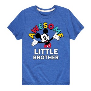 Boys' - Disney - Awesome Little Brother Short Sleeve Graphic T-Shirt - 1 of 4