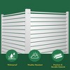 SpassWay 48"H 48"W Outdoor Storage Enclosure, a versatile solution for your yard. Made of durable materials and neatly conceal garden tools. - 4 of 4
