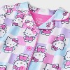 Toddler Girls' 2pc Hello Kitty Coat Pajama Set - Pink - 3 of 3