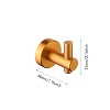 OBOKATA-6 Piece Bathroom Towel Rack Set Wall Mount - 2 of 4