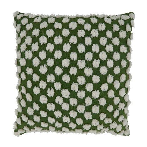 Green throw cheap and cushions