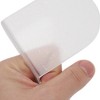 Unique Bargains Portable Nail Art Palette Clear Silver Tone 1 Set - 3 of 4
