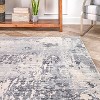 Nuloom Abstract Levitan Indoor Area Rug, Round 6', Silver - 4 of 4