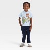 Toddler Boys' Toy Story Short Sleeve Shirt - Light Blue - 4 of 4