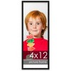 PosterPalooza | Panoramic Minimalist Black Picture Frame - UV Acrylic, Foam Board Backing, Hanging Hardware - 2 of 4