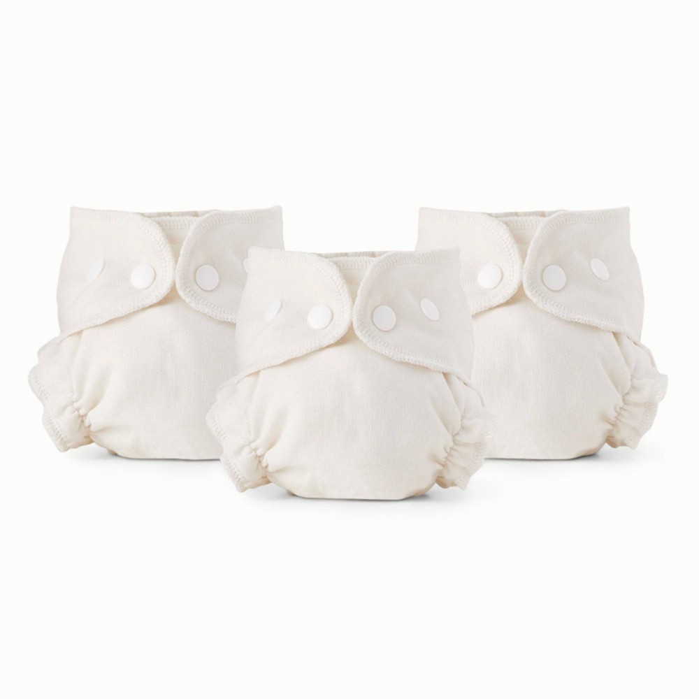 Photos - Nappies Esembly Inner Organic Cotton Reusable Infant Diaper - Size 2 - 3ct