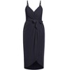 Women's Plus Size Love Affair Midi Dress - dark navy | CITY CHIC - 4 of 4
