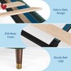 Modern Twin/Full/Queen/KING Bed Frame with Upholstered Headboard and Strong Metal Slats Support, No Boxing Spring Needed - 3 of 4