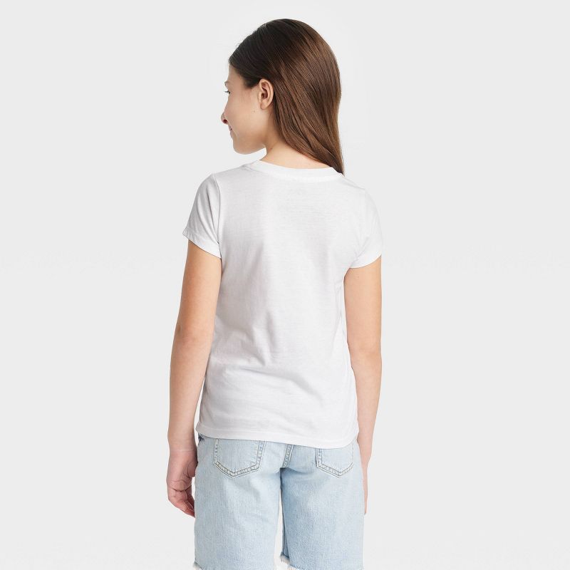 Girls&#39; Pok&#233;mon Eevee &#38; Pikachu Short Sleeve Graphic T-Shirt - White, 3 of 4
