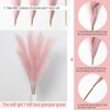 4 PCs Extra Large Faux Pampas Grass Decor, 44 Inch Large Tall Fluffy Artificial Pampas Grass - 3 of 4