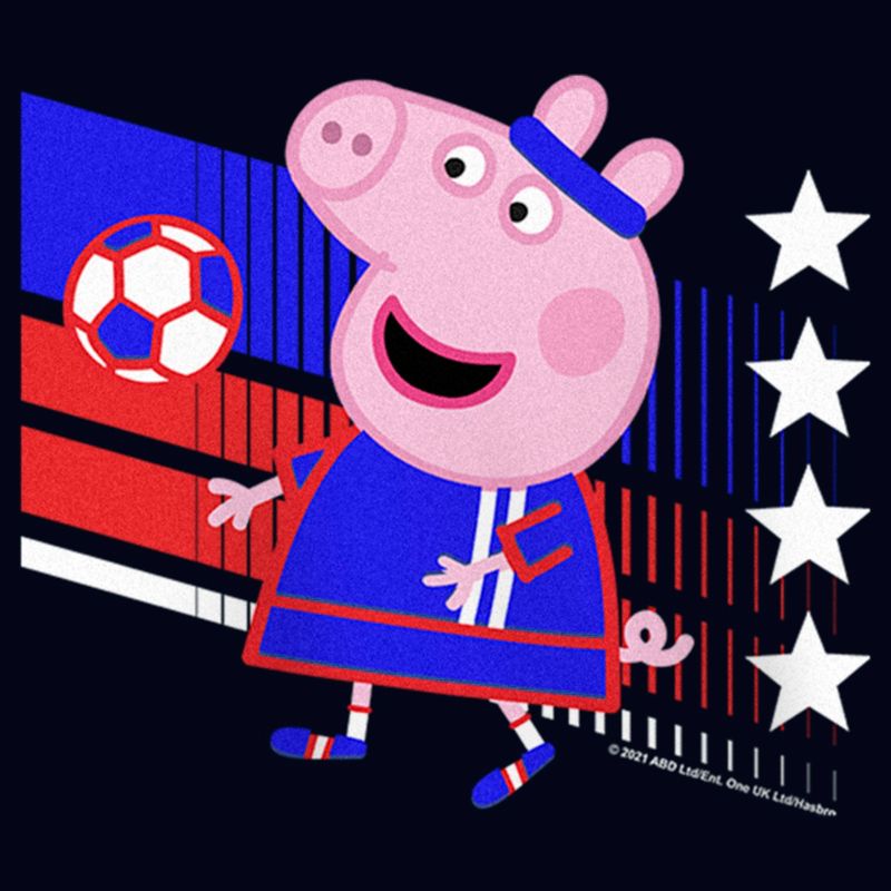 Girl's Peppa Pig Taiwan Soccer T-Shirt, 2 of 5