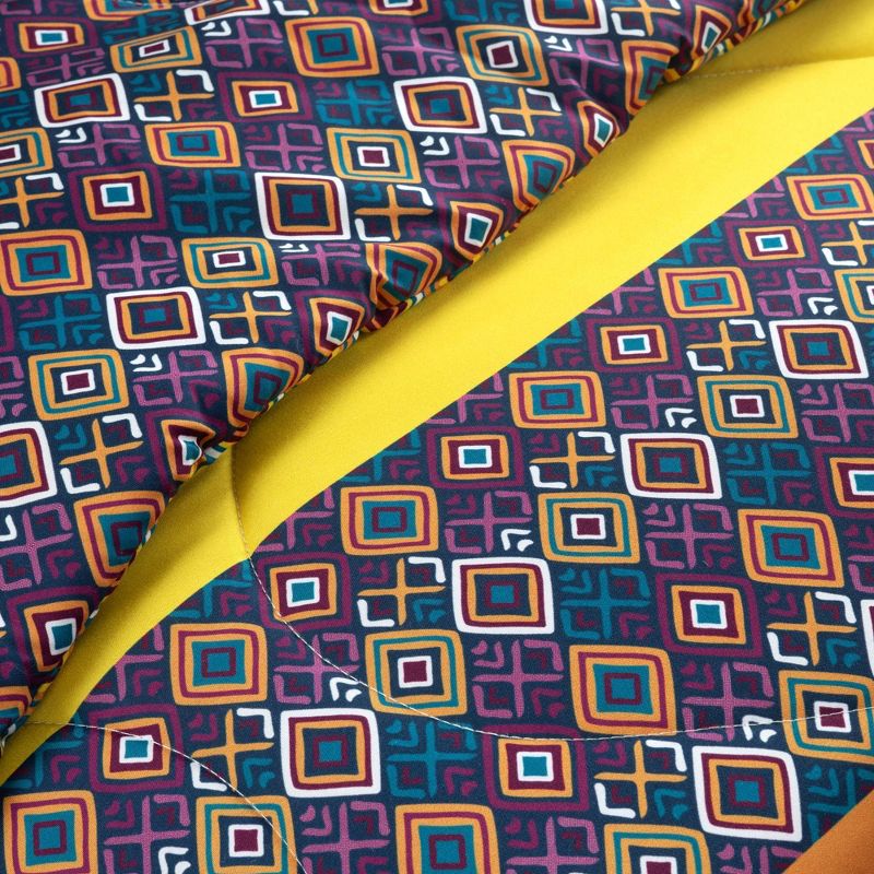 Lush Décor Boho Stripe Reversible Comforter Set , 4 of 15