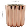 Darware Copper Canelé Pastry Molds; 2in Bordeaux French Custard Cannelés Cake Traditional Pastry Baking Molds - 3 of 4