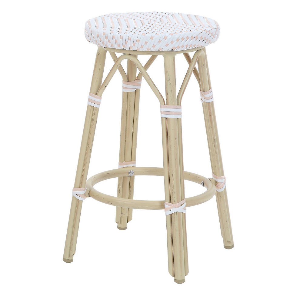 Photos - Chair Shea 2pk 26" Counter Height Stools - White - miBasics