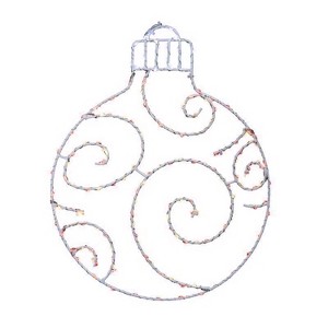 Celebrations LED Red/White Ornament Silhouette 15 in. Hanging Decor - 1 of 2