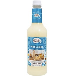 Master of Mixes Piña Colada Drink Mix - Ready to Use – 1 Liter Bottle (33.8 Fl Oz) - Mixer Perfect for Bartenders and Mixologists - 1 of 3