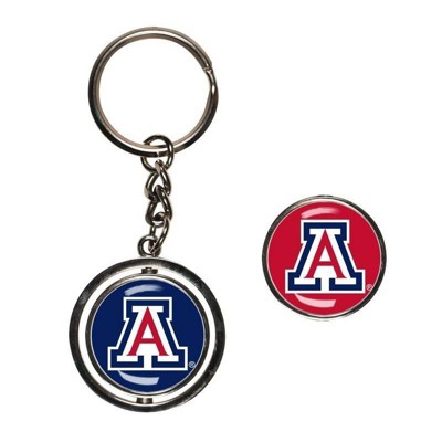 NCAA Arizona Wildcats Spinner Key Ring