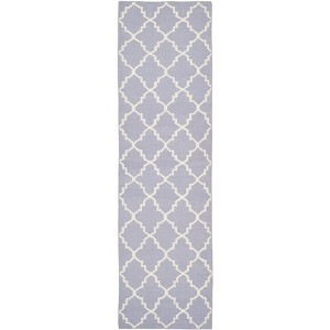 Dhurries DHU554 Hand Woven Flat Weave Indoor Rugs - Safavieh - 1 of 4