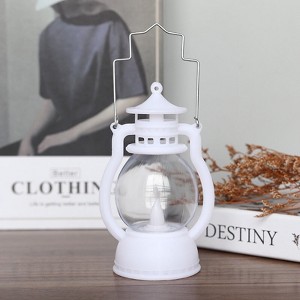 MyKids-USA Halloween Vintage Hanging Oil Lamp Electronic Candle Pumpkin Light 4 pieces set - 1 of 4