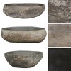 vidaXL Basin River Stone Oval 18.1 inches -20.5 inches - 2 of 4