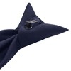 Jacob Alexander Men's Solid Color Pre-Tied Clip-On Uniform Neck Tie with Buttonholes - 4 of 4