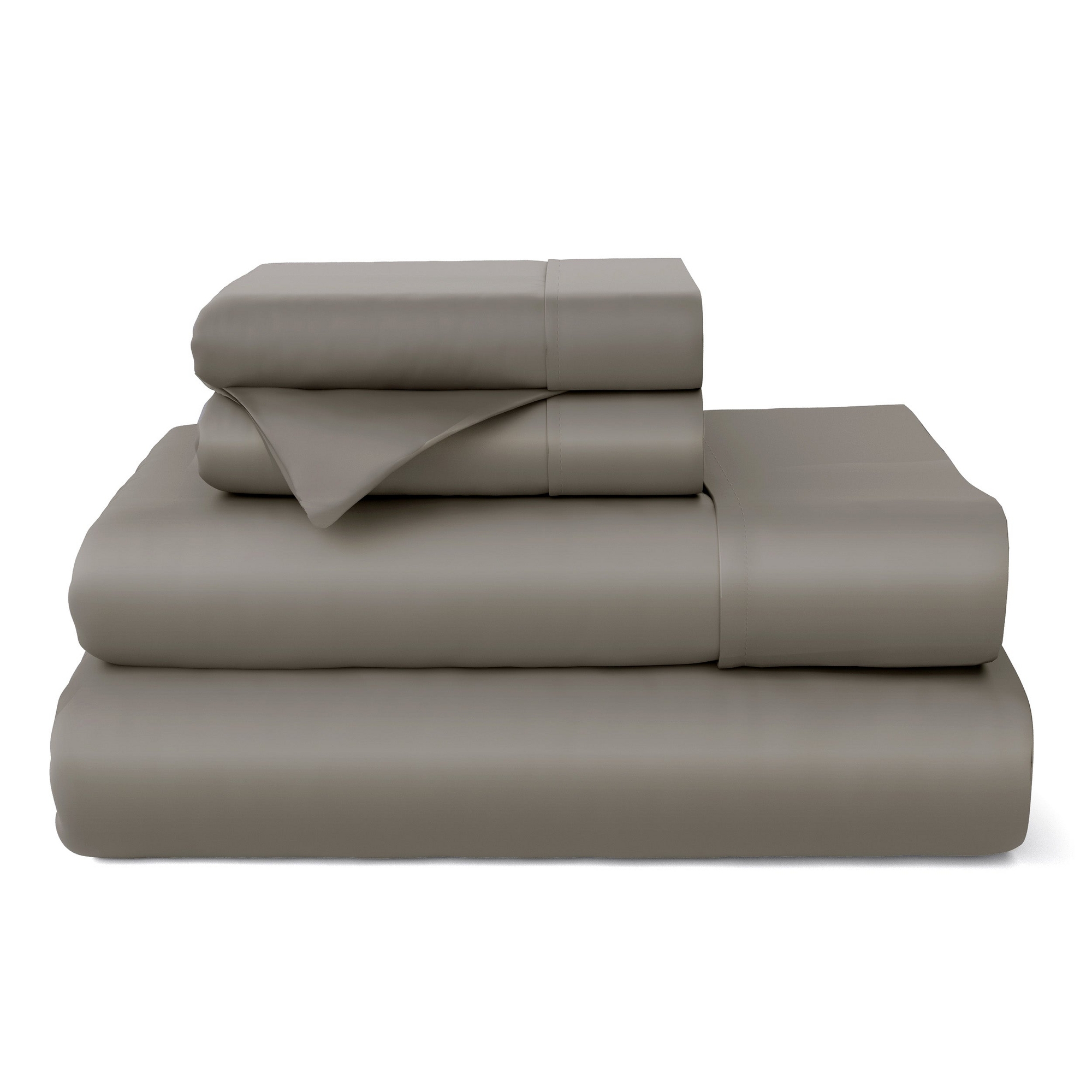 Cosy House Collection 100% Rayon Derived from Bamboo Bed Sheets Set - Grey, King
