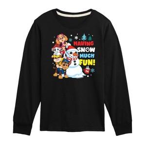 Boys' - Paw Patrol - Having Snow Much Fun Long Sleeve Graphic T-Shirt - 1 of 4