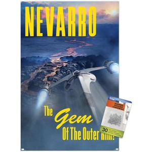 Trends International Star Wars: Nevarro - Visit Nevarro by Russell Walks 23 Unframed Wall Poster Prints - 1 of 4