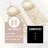 Bohemian Boho Tassel Dangle Drop Earrings for Women – Lightweight Filigree Gypsy Coin Chandelier Disc Charm Hoops – Included Gift Box - 4 of 4