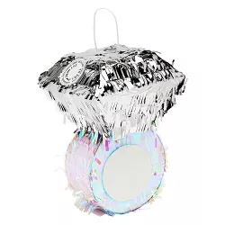 Juvale Diamond Ring Pinata for Wedding Party, Bridal, Engagement & Bachelorette Decoration Supplies, Small, 7 x 7 x 11 in