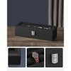 SONGMICS Watch Box, 6-Slot Watch Case with Large Glass Lid, Removable Watch Pillows, Watch Box Organizer, Gift for Loved Ones, Black Synthetic Leather - 3 of 4
