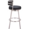 Zuo Gimsby Swivel Barstool Black - 2 of 4