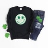 Simply Sage Market Women's Graphic Sweatshirt Clover Leopard Smiley Face St. Patrick's Day - 3 of 3
