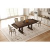 Farmhouse Wood Dining Table, Large Kitchen Table with Sturdy Legs, Long Dining Table, Rectangle Dinner Table for Dining Room and Living Room - 2 of 4