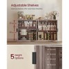 Transitional Buffet Cabinet with Fluted Doors & Adjustable Shelves - 58.3" Wide Sideboard for Kitchen/Dining Room Storage - 2 of 4